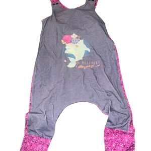 12-18 month “I’m actually a mermaid” Graphic Jumpsuit